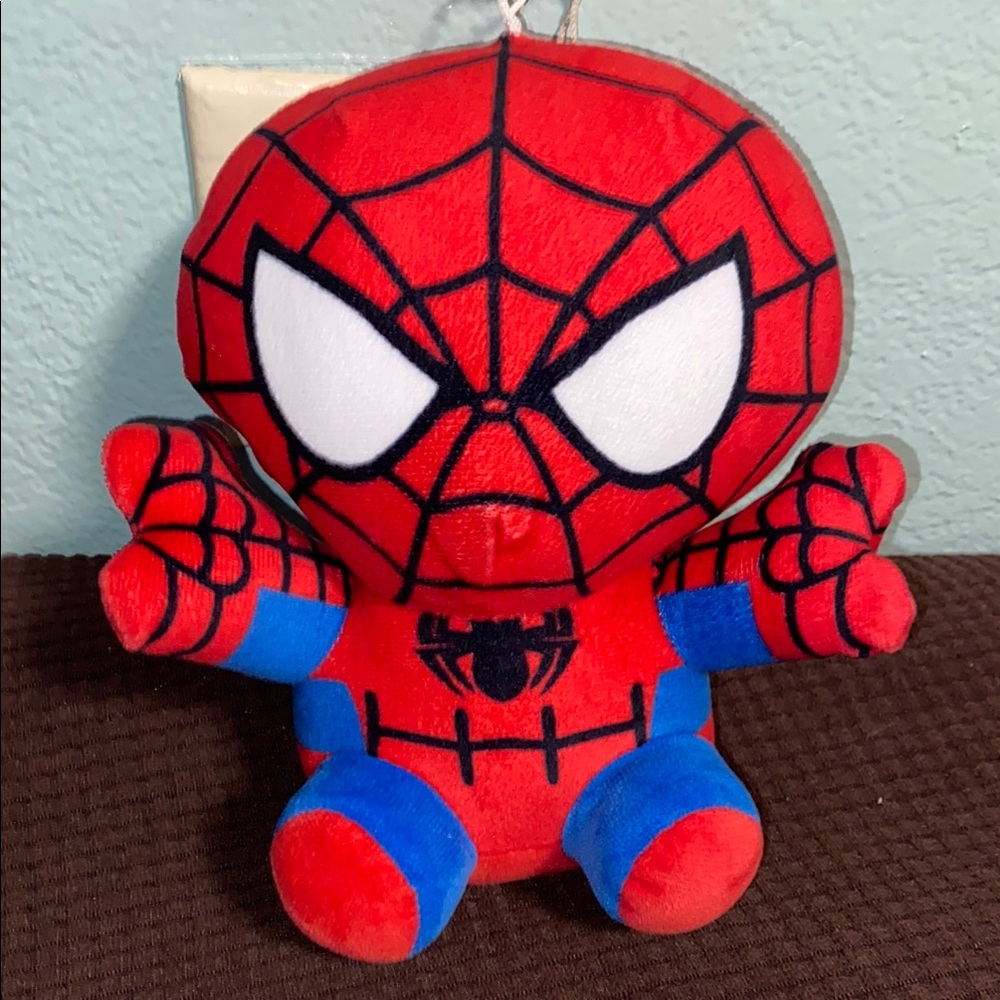 Marvel Spider-Man Red and Blue Stuffed Animal